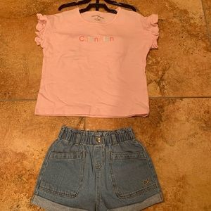 Calvin Klein 2-piece set, new! Size 7